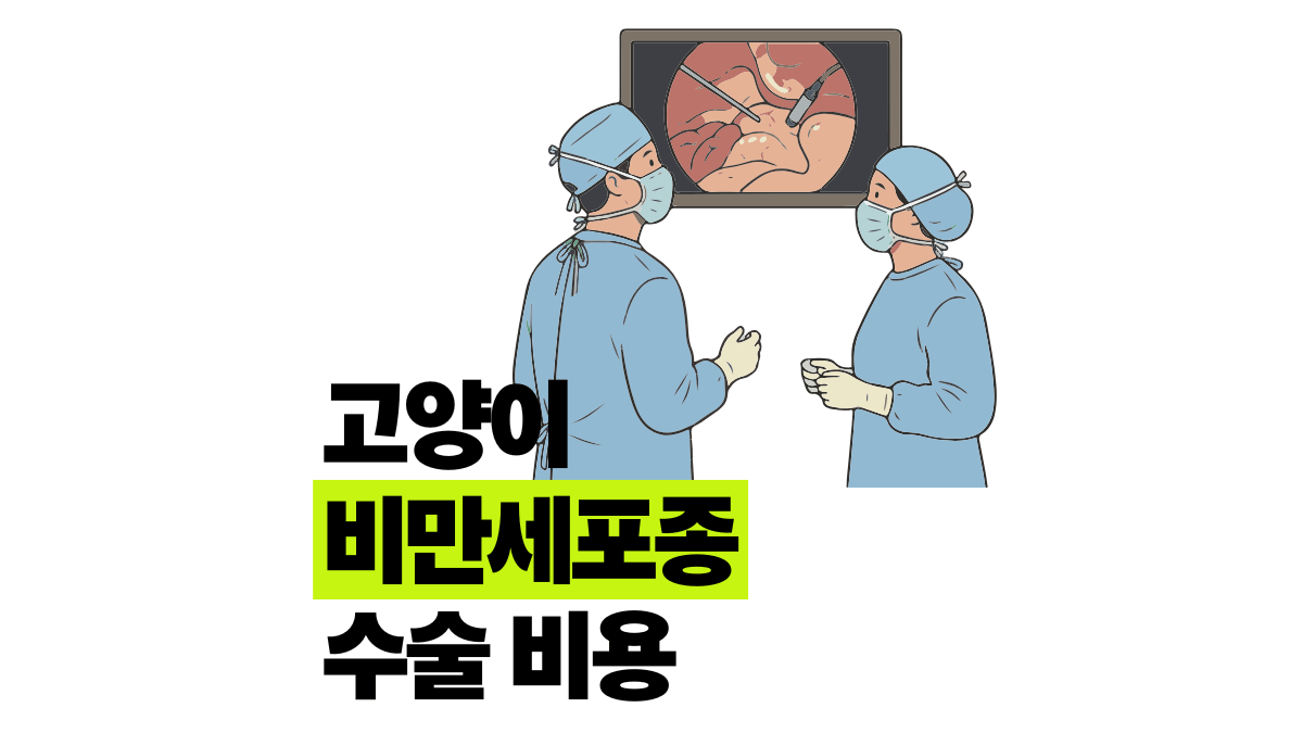고양이 비만세포종 수술 비용 얼마? 3가지 증상 치료